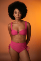 Wild Bloom Ruched Bikini With High-Waist Bottoms - Mysthelle - Image 1