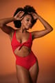Cherry Knot-Front Swimsuit - Mysthelle - Image 1