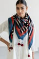 Cotton Scarf - Drift Stripes - Vraj Bhoomi - Image 1