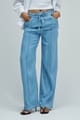 Light Wash Wide-Leg Denim Jogger Trousers - SALSA JEANS - Image 1