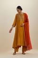 Cotton Dupatta With Embroidery - Upavita - Image 1