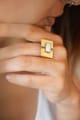 Moon Band Brass Ring - SOUL WORKS - Image 1