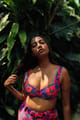 Oriental Poppy Wired Bikini Top - IZSI - Image 1