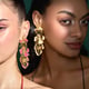 Orchid Earrings Ivory color