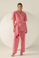 Riley Co-Ord Set Red/White color