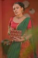 Gulbahar Bag Maroon/Gold color