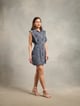 Cher Tencel Dress Blue color