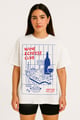 Wine & Cheese Club Oversized T-Shirt