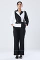 Clay Co-Ord Set Black & White color
