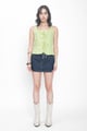 Lyla Top Lime Green color