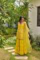 Marigold Songbird Bloom Garara Set Yellow color