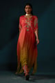 Chiffon Cord Set Peach color