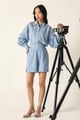 Daphne Co-Ord Set Blue color