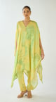 Lush Aura Muslin Co-Ord Set Yellow color