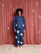 Heart to Heart Jacket Blue color