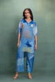 Blue Print Co-Ord Set Blue color