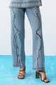 Lilah Pant Medium Blue color