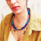 Bullet Rani Choker Necklace Blue/Multi color