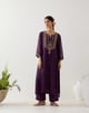 Stardust Kurta Set Purple Stardust color