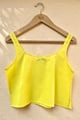 Spaghetti Top Yellow color