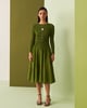 Minsk Dress LIME GREEN color