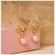 Baroque Pearl Drops Gold color