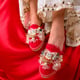 New York Espadrilles Flats Red color
