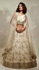 Emb Lehenga Set Ivory color