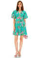 Olivia Floral Dress Blue color