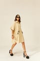 The Nobu Dress Beige color