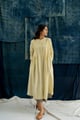Pintuck Kurta - Plain Natural White White color