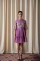 Orchid Skater Dress Lilac color