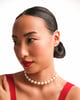 Classic Bandel Pearl Necklace White color