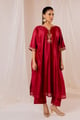 Zemira Kaftan Set Red color