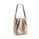 Symphony Satin Sunshine Gold Mini Party Bag Beige/Gold color