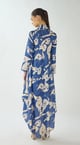Muslin Dress Blue color