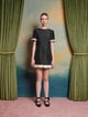 Avante Taffeta Mini Dress Black color