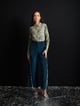 Carmen Cord Trousers Blue color