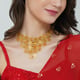 Rukmini Necklace Gold color