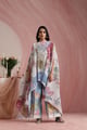 Rose Mahal Cape Set Ivory/Off White color