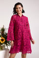 Ryna Lace Kurta Dress Pink color