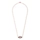 Evil Eye Neck Chain - Rose Gold Blue/Rose Gold color