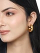 Chunky Hoops Gold color