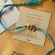 Elephant Motif Rakhi Gold color