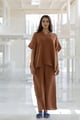 Earthbound Co-Ord Set Brown color