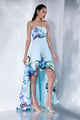Oriana + Printed Wrap Light Blue color