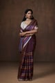 Bhanupriya with Blouse Fabric Purple color