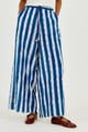 Ira Stripe Trousers Blue/White color