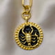 Soul of the Scorpion Scorpio Necklace Black color