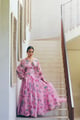 Amira Lehenga - Pink Print Pink color